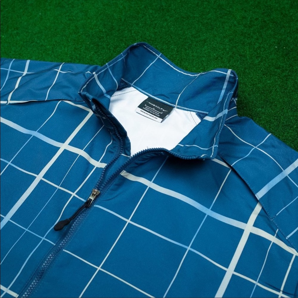 Nike Golf Gradient Plaid 1/4 Zip Pullover